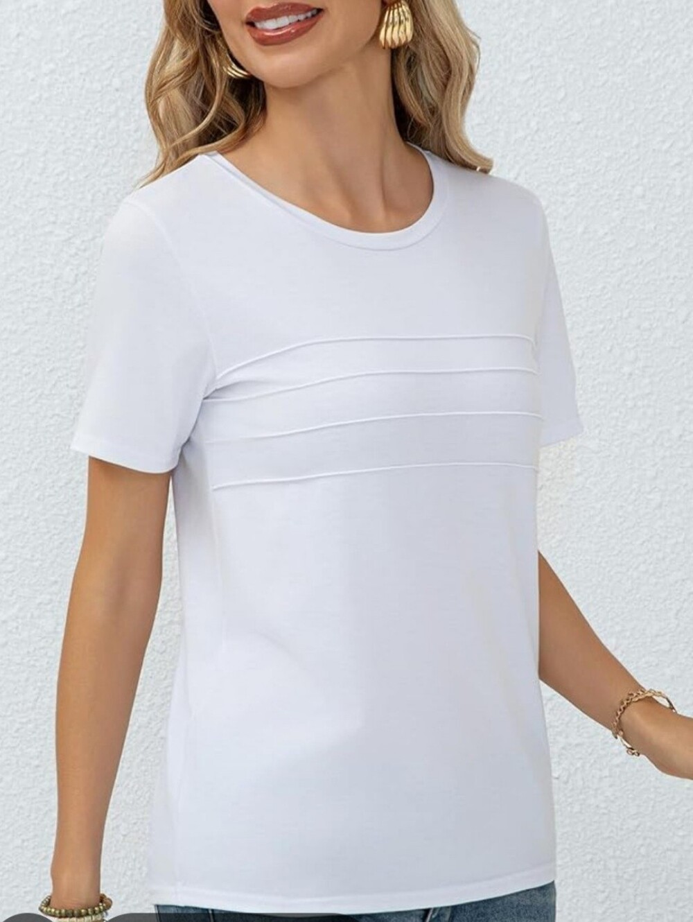 Automet Pintucked Tee